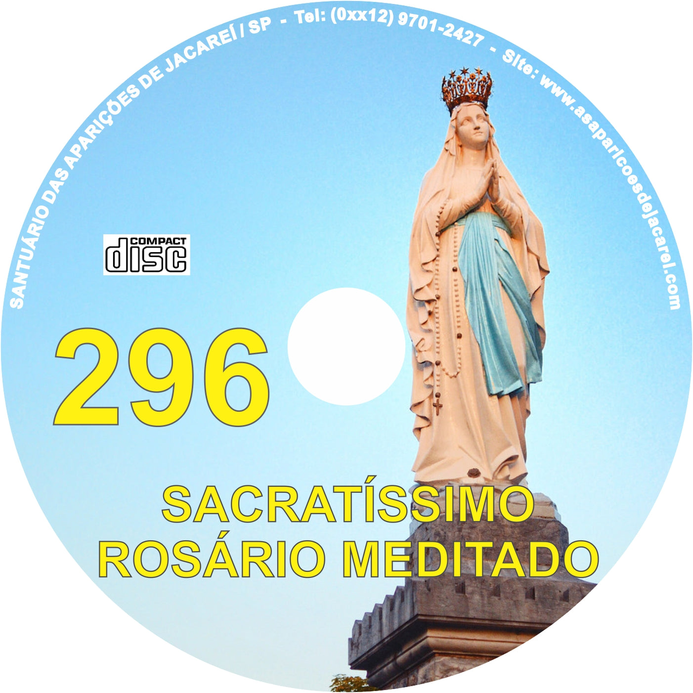 CD Rosário Meditado 296 CD Rosário Meditado 296